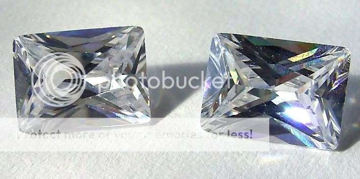 2,55 Cts Baguette cut Russian Lab created diamond - Flawless Diamond Simulate