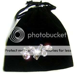 Gift idea bag of 10x Diamond Simulant (19.2Cts) - FINEST SIMULATE DIAMOND