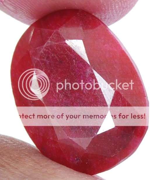 21.40cts Gorgeous Deep Red Indian Ruby Gemstone - Oval Cut