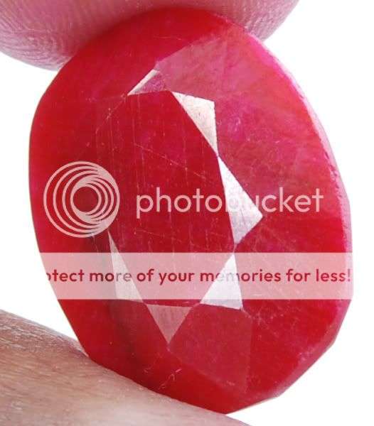 19.30cts Gorgeous Deep Red Indian Ruby Gemstone