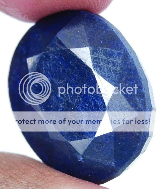 44.95cts Indian Blue Sapphire Gemstone - 100% Natural Sapphire Corundum