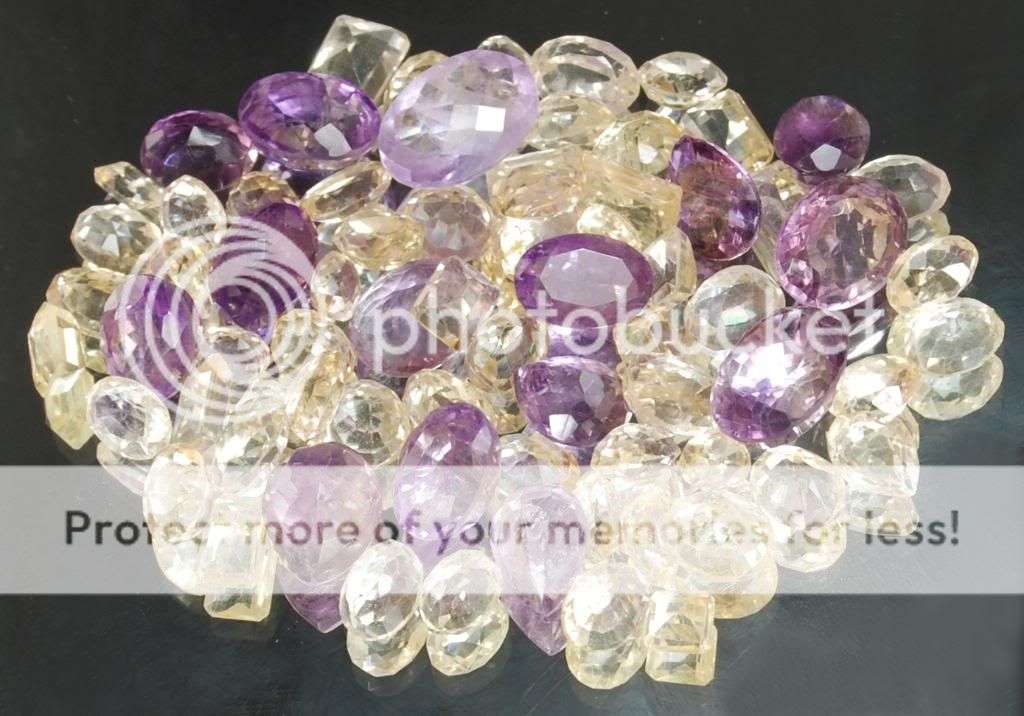 226.50cts Amethyst & Citrine Gemstone Lot