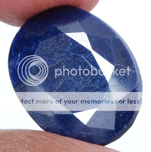 29.40cts Indian Blue Sapphire Gemstone - 100% Natural Sapphire Corundum