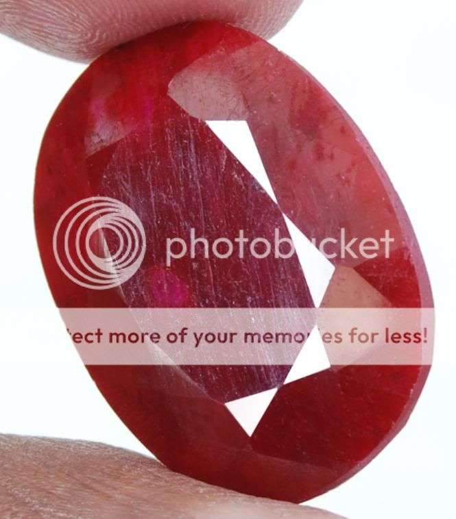 43.95cts Africa Red Ruby Gemstone
