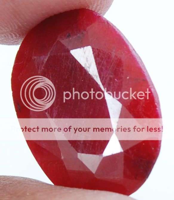 18.90cts Africa Red Ruby Gemstone