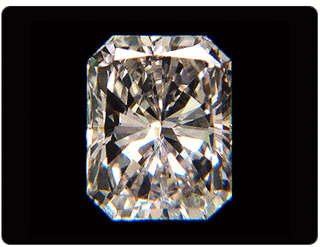 2.60Cts Radiant Cut AAAAA 8mm x 6mm Diamond simulate - FINEST SIMULATE DIAMOND