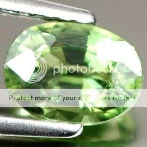 COLLECTORS! 1.19 ct. Oval Natural Green Apatite from Tanzania - RARE!