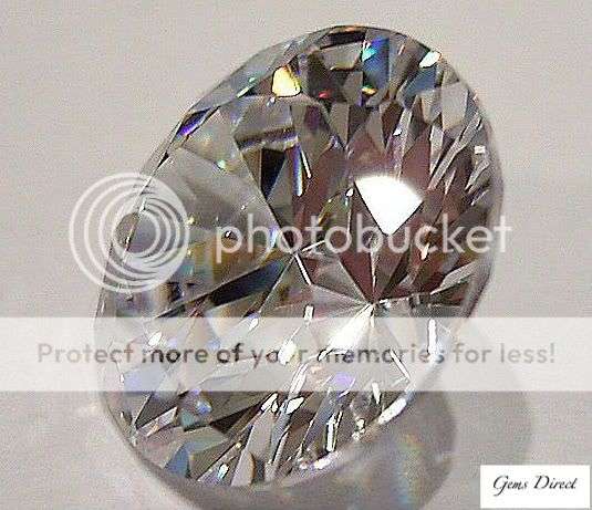 HUGE 10.0 Cts Round Lab Created Flawless Diamond - Russian!