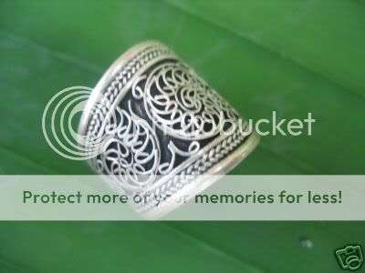 LOVELY TIBETAN SILVER RING: SIZE FREE