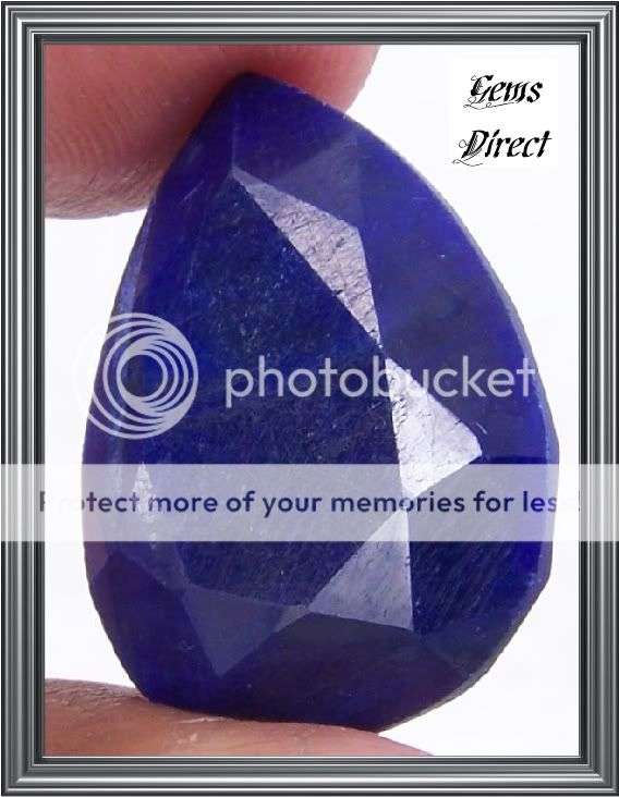 27.85cts Natural India Blue Sapphire Gemstone
