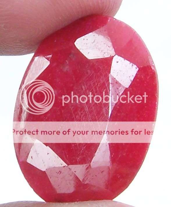 20.80cts Deep Red India Ruby Gemstone