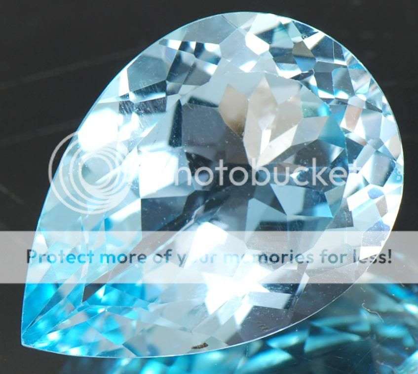 34.30cts Natural Huge Brazil Swiss Blue Topaz Gemstone