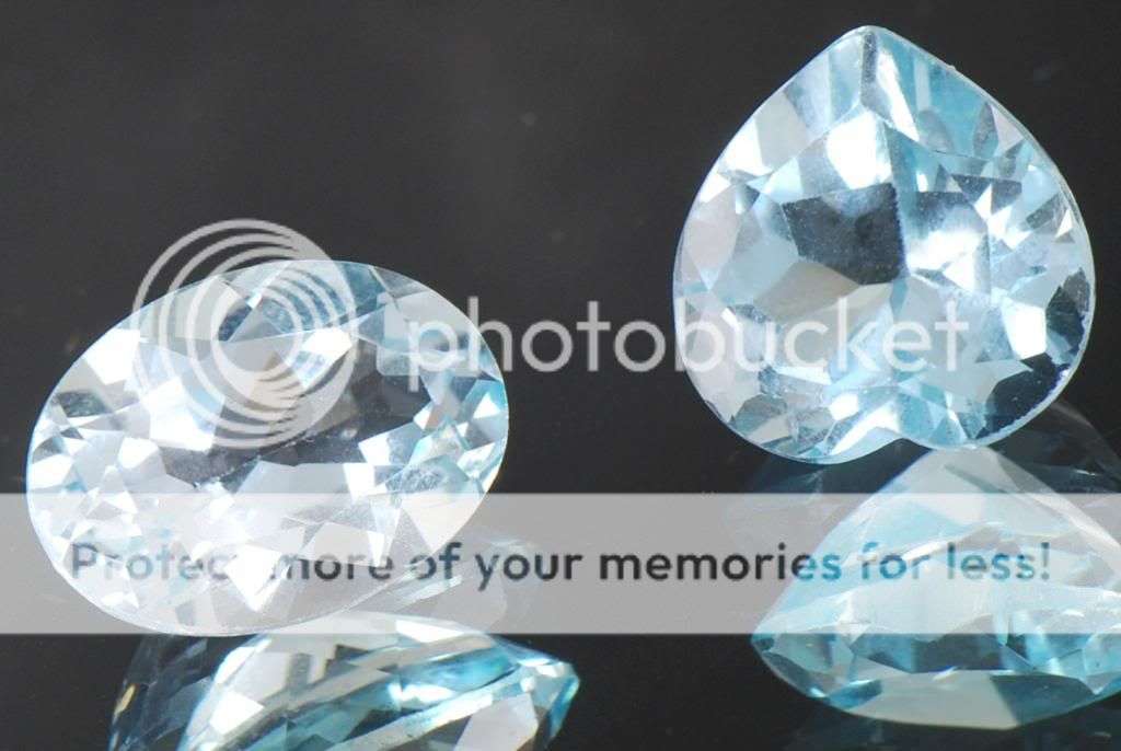 14.60cts Natural Pair of Brazil Swiss Blue Topaz Gemstone