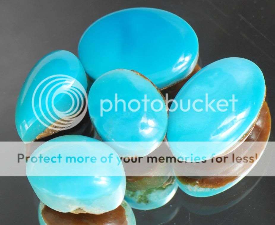 40.50cts Natural Sky Blue Iran Turquoise Gemstone Wholesale Lot