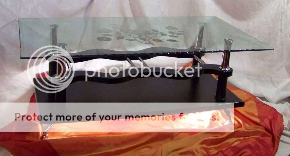 NEW Glass Coffee Cocktail Modern Unique Retro Table 913