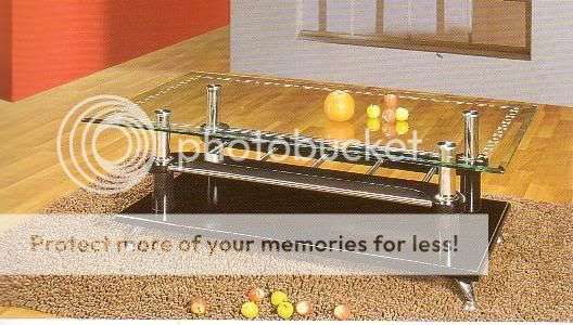 NEW Glass Coffee Cocktail Modern Unique Retro Table