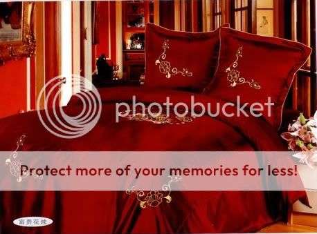 STUNNING!!! Maroon  6 Pc Duvet set