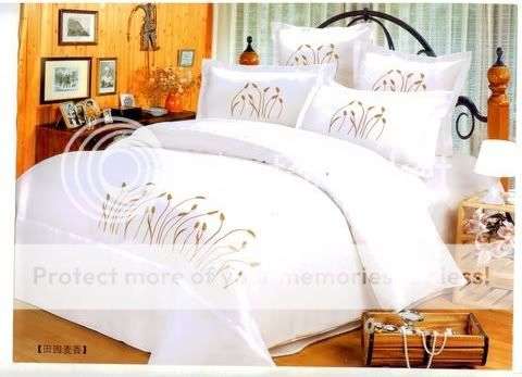 White  6 Pc Duvet Sets
