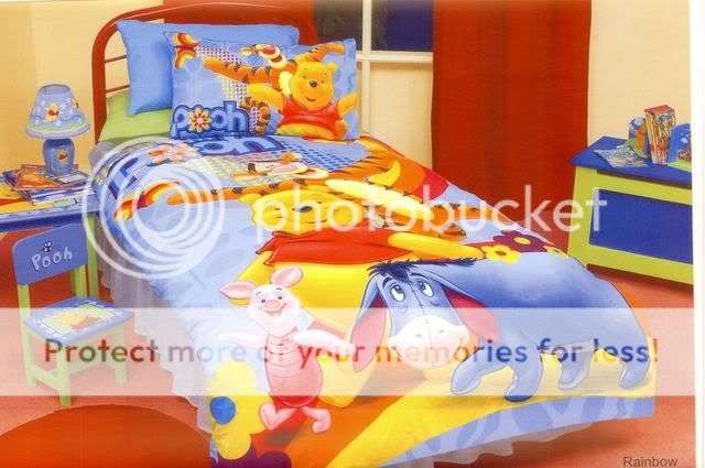 'FREE GIFT' with Winnie the Pooh Double duvet set