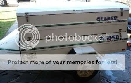 Glider Solid Stainless Steel 7ft double Trailer