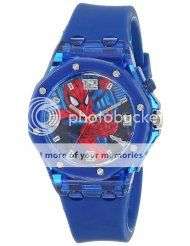 Ultimate Spider-Man Kids' SPD3401 Blue Flashing Dial Watch