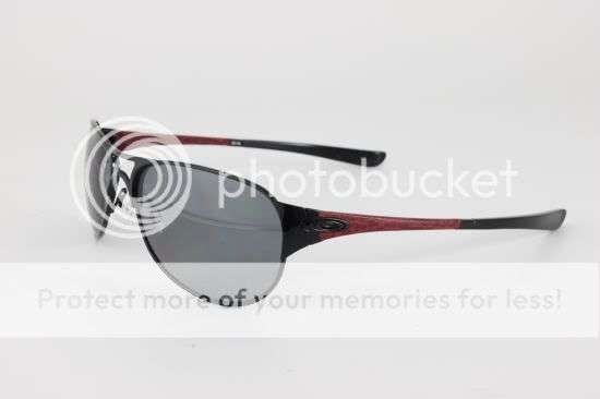 **R2800**NEW Oakley Restless Polarized Black Red Sunglasses 12-997