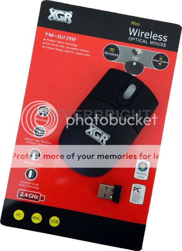 XGR WIRE / WIRELESS OPTICAL MOUSE WITH RECHARGABLE BATTERIES (BRAND NEW)