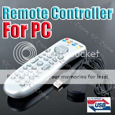 USB PC Laptop Remote Controller for DVD Media XP