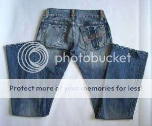 Distressed authentic GUESS jeans