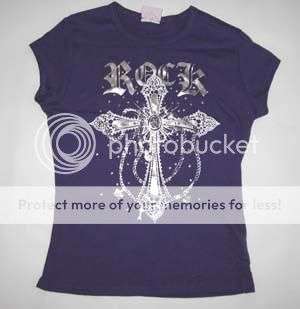 Funky purple Top with bling detail