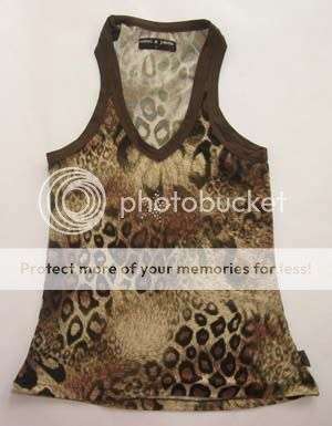 ANIMAL PRINT(YDE) V-NECK VEST!!!