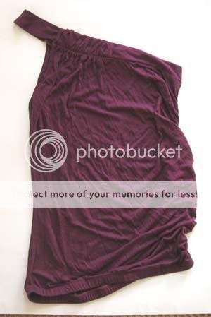 FAB PURPLE ONE-SHOULDER TOP(MANGO)!!