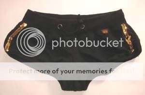 VERY SEXY YDE(BILLIONAIRE) SHORTS WITH GOLD SEQUINCE!!