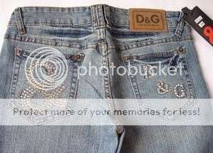 STUNNING D&G SKINNY JEANS WITH DIAMANTE DETAIL!!!