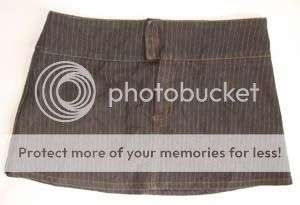 GREAT YDE(DESTROY) PINSTRIPE DENIM MINI_SKIRT!!!