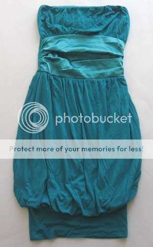 FAB SEA-GREEN YDE BOOBTUBE DRESS!!