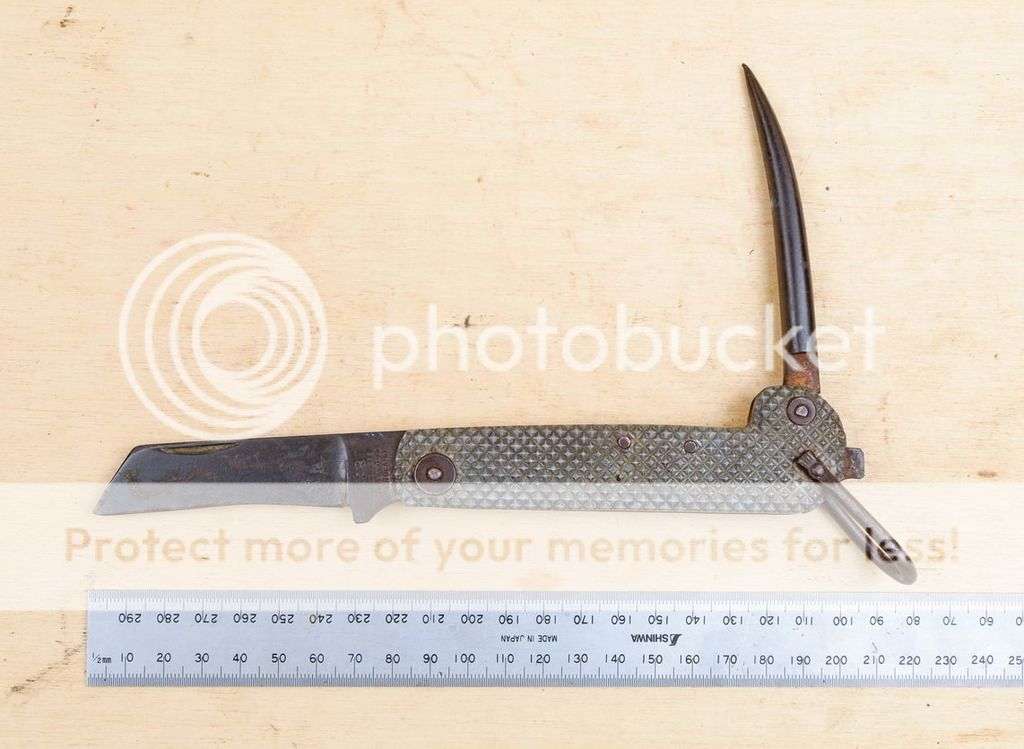 Old Joseph Rodgers Sheffield England Royal Navy Seamans Clasp Jack Knife