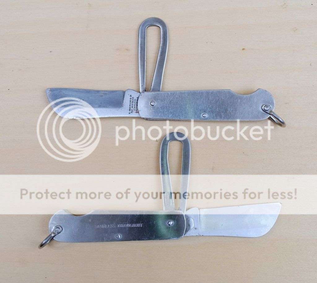 2 X Ibberson Original Seamans Pocket Knives Patented and Made in SHEFFIELD UK