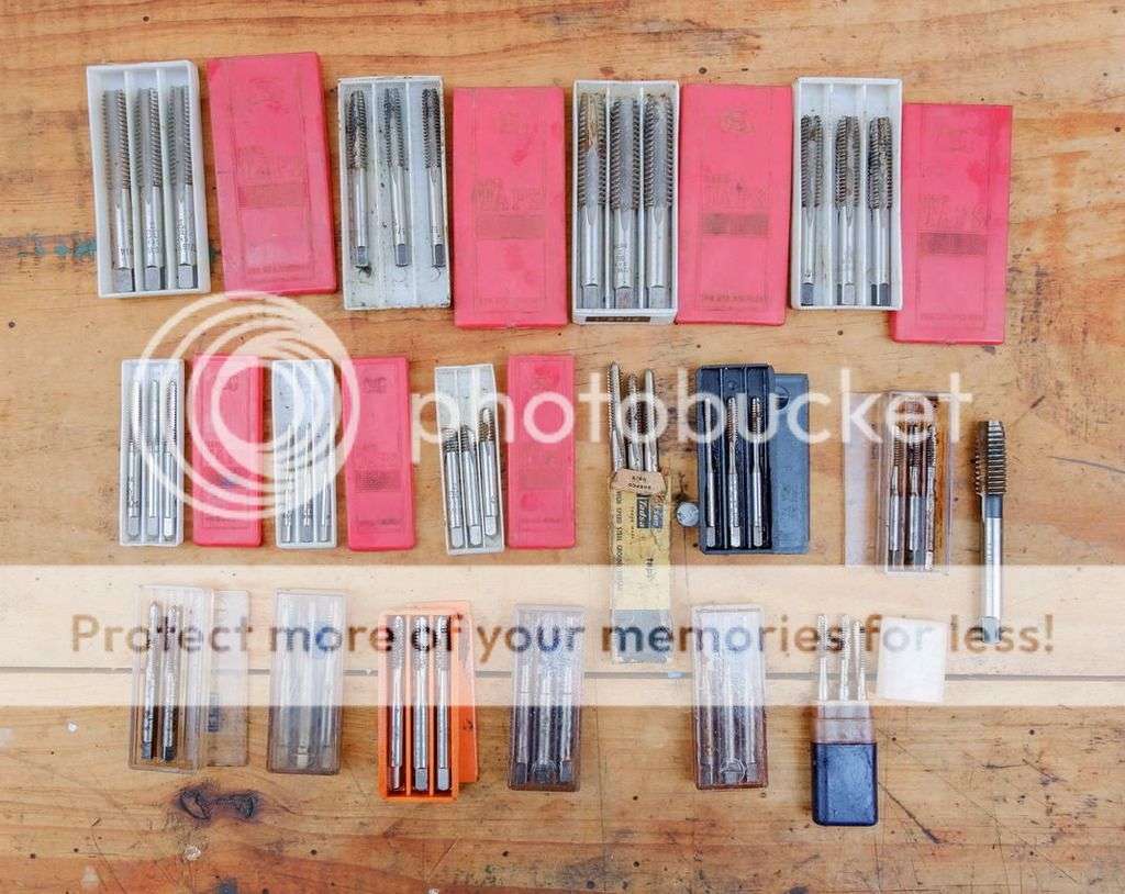 Huge Collection of HSS Imperial Taps and Die Sets incl Tools UNC BSF BSW etc