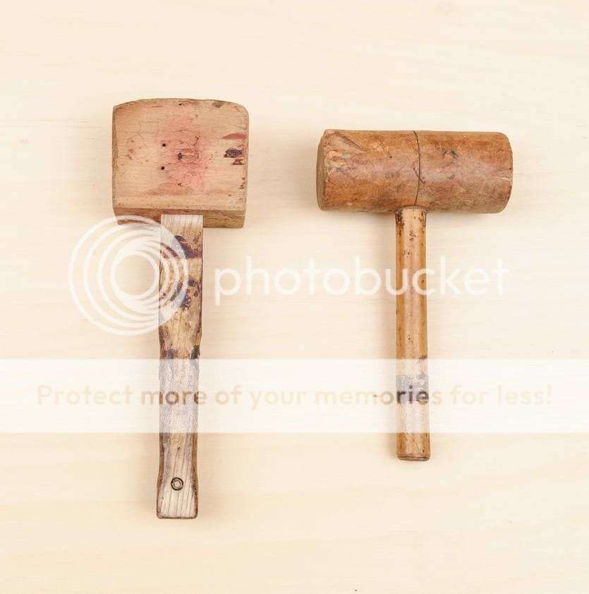 Woodworking tools - 20 Chisels, some Marples and 2 Wooden Mallets