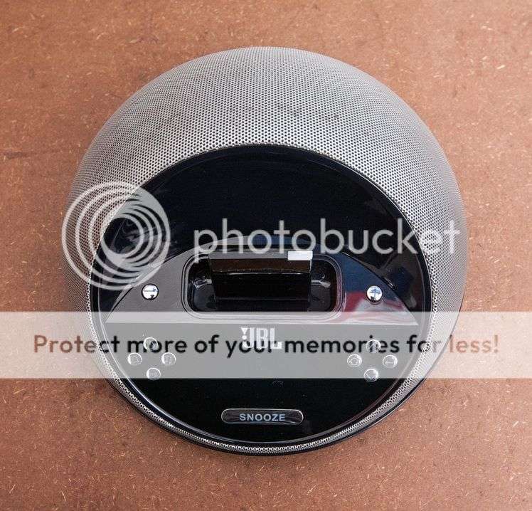 JBL On Time Micro Clock Radio with iPod Dock, Bluetooth Adaptor and Line-In