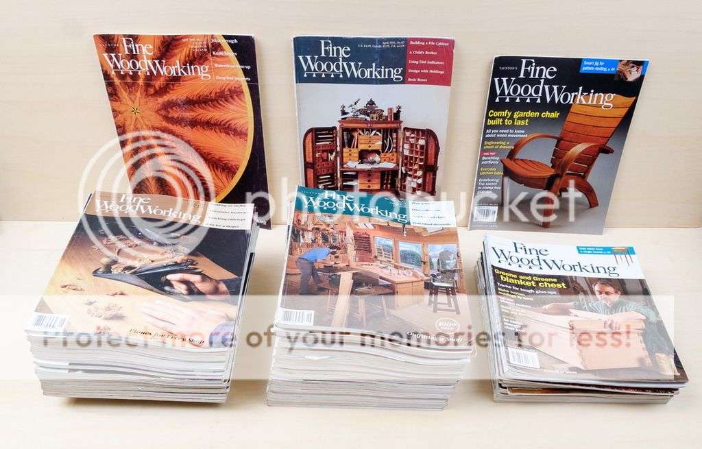 71 x Fine Woodworking Magazines - They sell for R220 each at CNA!!!!
