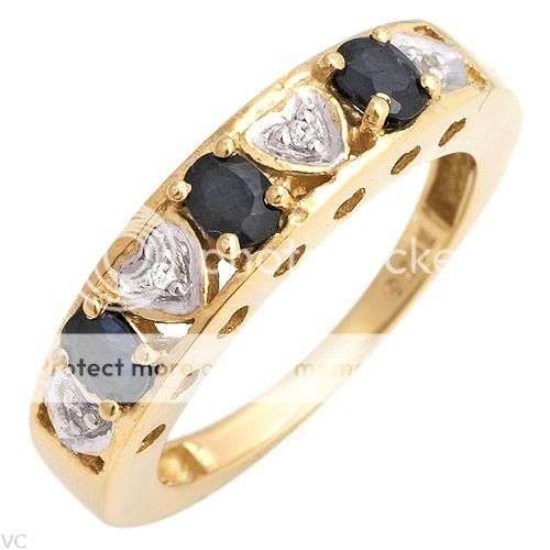 0.91ctw Precious Stones - Genuine Sapphires and Topazes Made of 14K