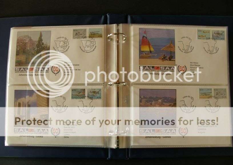 SAA FDC Collection : Nos. 56 to 100 : Complete Set : Sixty Years of Flight !!!!!!