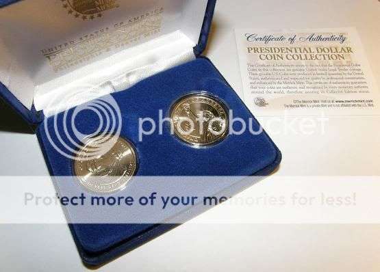 U S A : GEORGE WASHINGTON PRESIDENTIAL : 2 COIN SET
