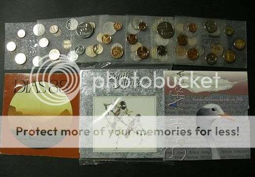 Nine Complete South African UNC Sets and More!!