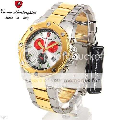 TONINO LAMBORGHINI (R28500)Brand New Gents Chronograph Date Swiss Movement Watch