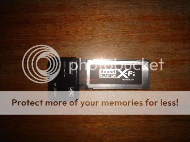 Creative Sound Blaster X-Fi Notebook Expresscard Soundcard