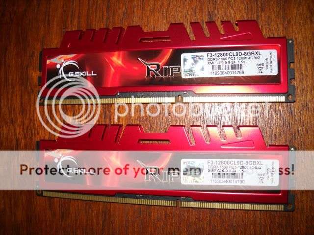 G.SKILL Ripjaws X Series 8GB (2x4GB) DDR3 1600 Desktop Memory