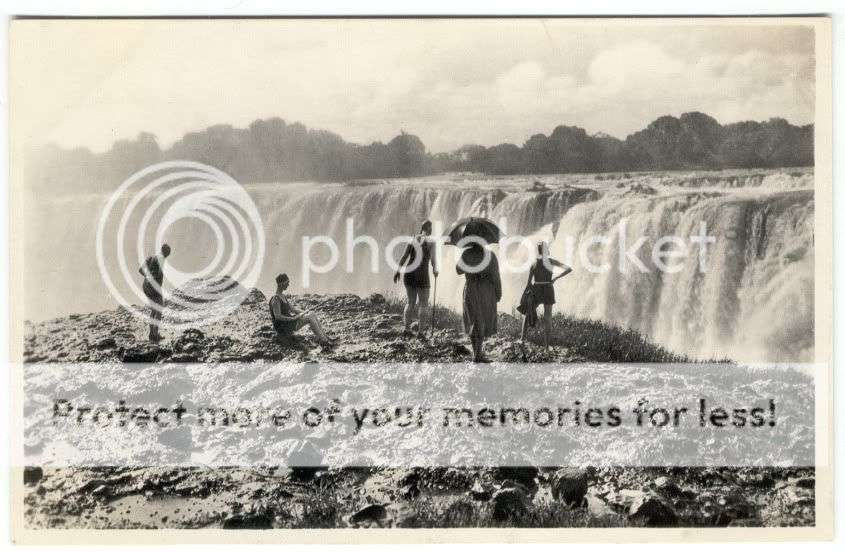 9 Real PHOTO OLD postcards Rhodesia Victoria Falls Rhodesian Railways Hotel